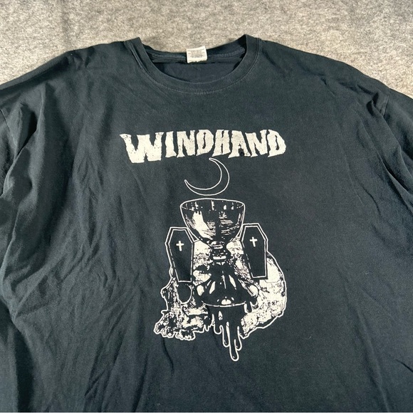 Vintage Windhand Shirt Mens 2XL Black Y2K Doom‎ Metal Sludge Band Tee 2000s Rare - Picture 2 of 8